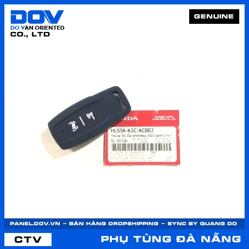 THÙNG 50, ỐP SMARTKEY 2021 XANH 2 NÚT — HLSSKK2CACBE2