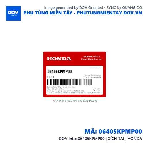 06405KPMP00 | XÍCH TẢI | HONDA  — 06405KPMP00