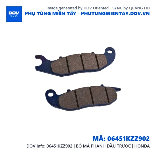 06451KZZ902 | BỘ MÁ PHANH DẦU TRƯỚC | HONDA  — 06451KZZ902