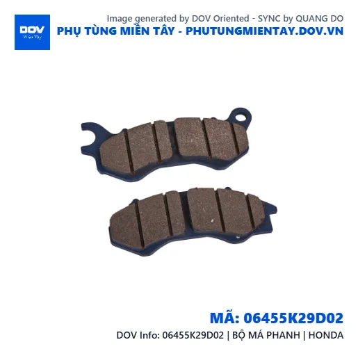 06455K29D02 | BỘ MÁ PHANH | HONDA  — 06455K29D02