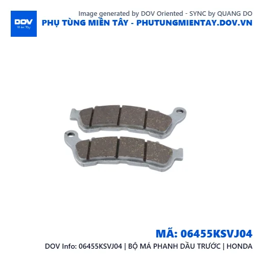 06455KSVJ04 | BỘ MÁ PHANH DẦU TRƯỚC | HONDA  — 06455KSVJ04