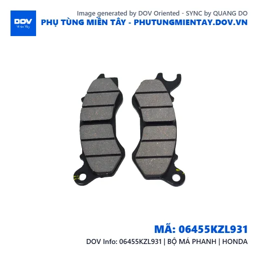 06455KZL931 | BỘ MÁ PHANH | HONDA — 06455KZL931
