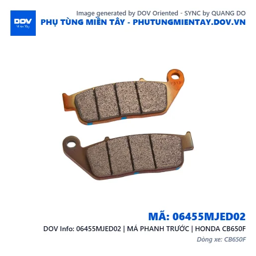 06455MJED02 | MÁ PHANH TRƯỚC | HONDA CB650F — 06455MJED02