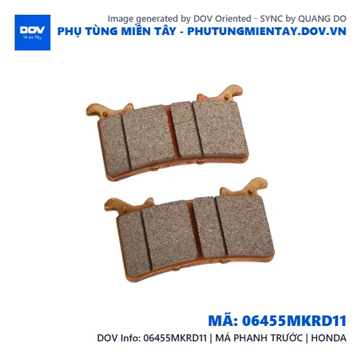 06455MKRD11 | MÁ PHANH TRƯỚC | HONDA  — 06455MKRD11