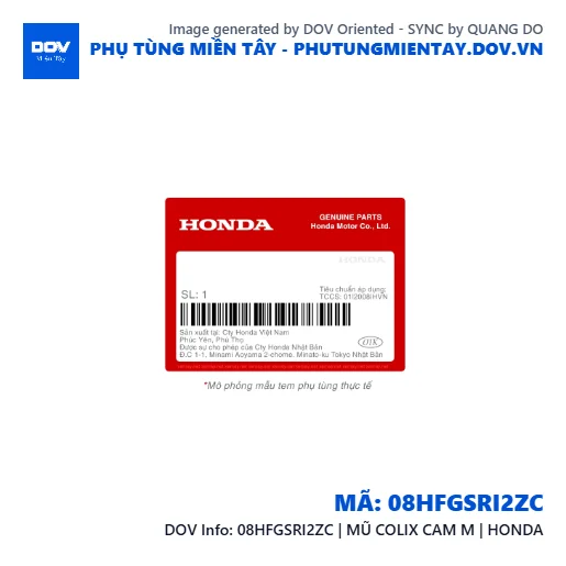 08HFGSRI2ZC | MŨ COLIX CAM M | HONDA — 08HFGSRI2ZC