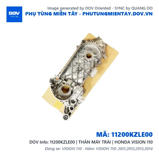 11200KZLE00 | THÂN MÁY TRÁI | HONDA VISION 110 — 11200KZLE00