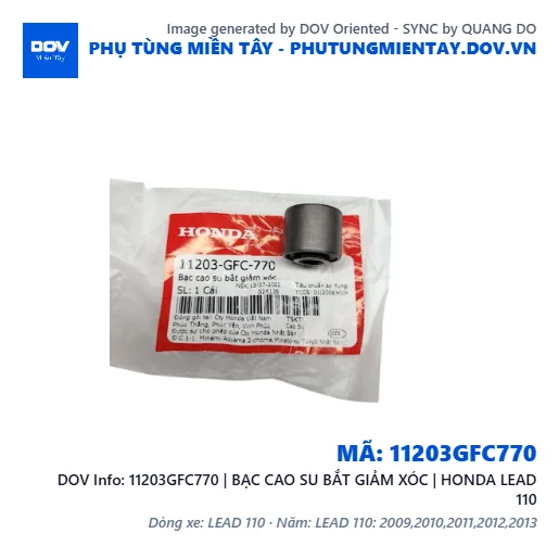 11203GFC770 | BẠC CAO SU BẮT GIẢM XÓC | HONDA LEAD 110 — 11203GFC770