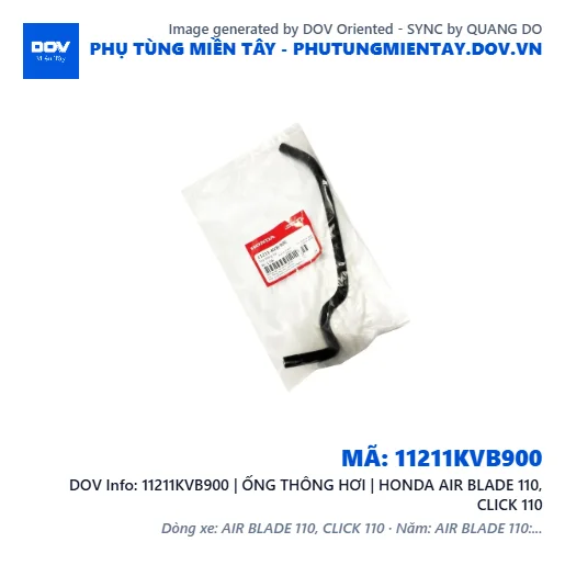 11211KVB900 | ỐNG THÔNG HƠI | HONDA AIR BLADE 110, CLICK 110 — 11211KVB900