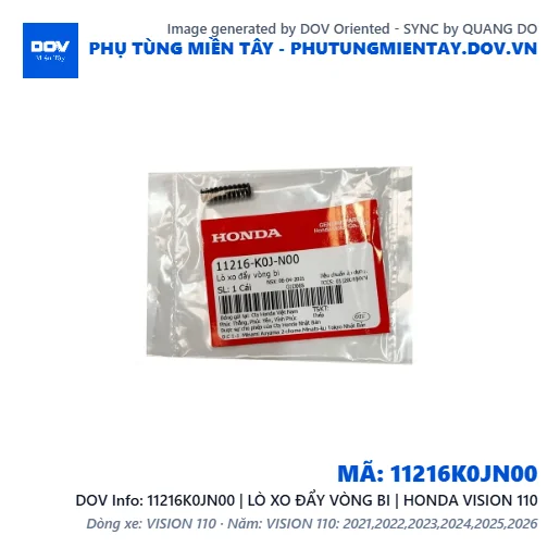 11216K0JN00 | LÒ XO ĐẨY VÒNG BI | HONDA VISION 110 — 11216K0JN00