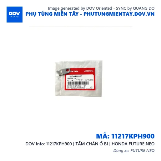 11217KPH900 | TẤM CHẶN Ổ BI | HONDA FUTURE NEO — 11217KPH900