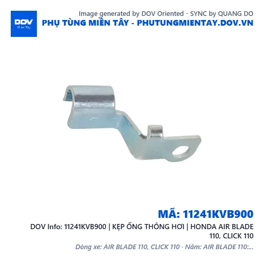 11241KVB900 | KẸP ỐNG THÔNG HƠI | HONDA AIR BLADE 110, CLICK 110 — 11241KVB900