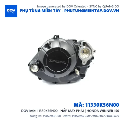 11330K56N00 | NẮP MÁY PHẢI | HONDA WINNER 150 — 11330K56N00