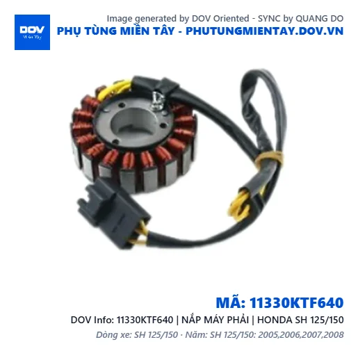 11330KTF640 | NẮP MÁY PHẢI | HONDA SH 125/150 — 11330KTF640
