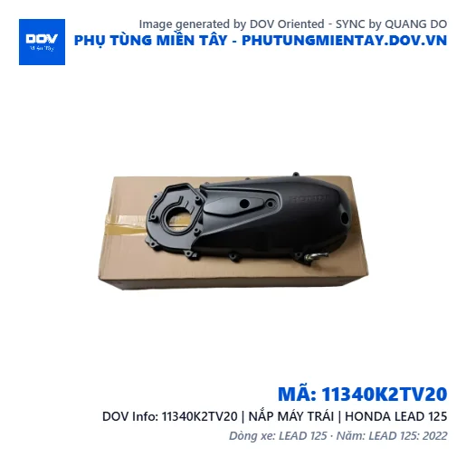 11340K2TV20 | NẮP MÁY TRÁI | HONDA LEAD 125 — 11340K2TV20