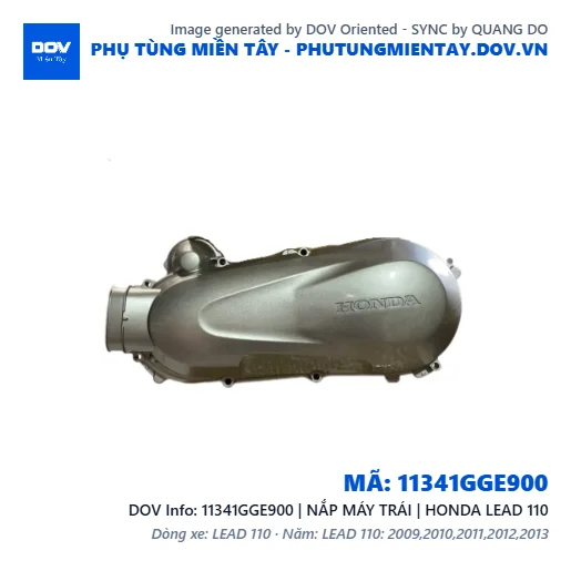 11341GGE900 | NẮP MÁY TRÁI | HONDA LEAD 110 — 11341GGE900