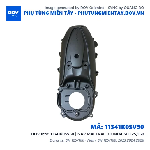 11341K0SV50 | NẮP MÁI TRÁI | HONDA SH 125/160 — 11341K0SV50