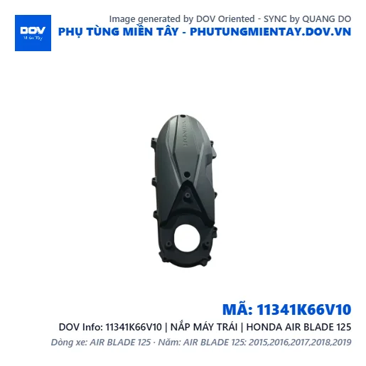 11341K66V10 | NẮP MÁY TRÁI | HONDA AIR BLADE 125 — 11341K66V10