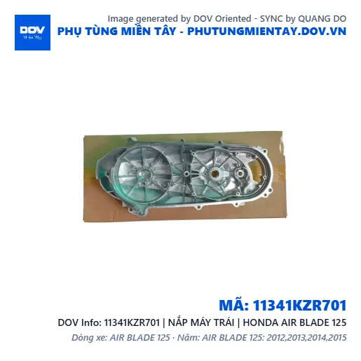 11341KZR701 | NẮP MÁY TRÁI | HONDA AIR BLADE 125 — 11341KZR701