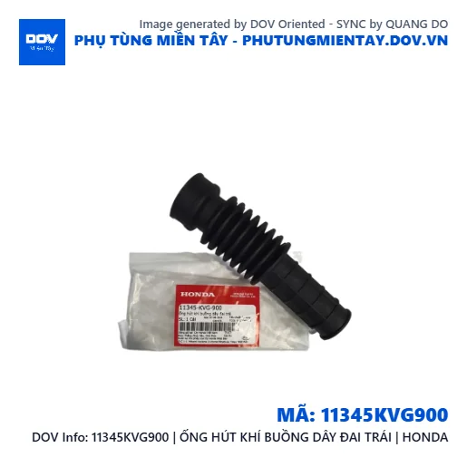 11345KVG900 | ỐNG HÚT KHÍ BUỒNG DÂY ĐAI TRÁI | HONDA — 11345KVG900