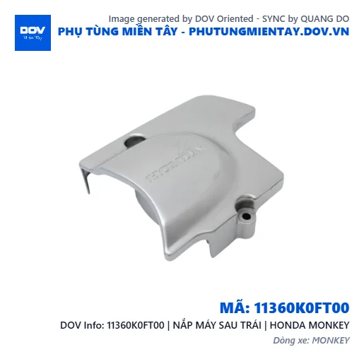 11360K0FT00 | NẮP MÁY SAU TRÁI | HONDA MONKEY — 11360K0FT00