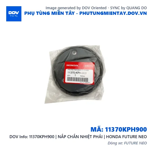 11370KPH900 | NẮP CHẮN NHIỆT PHẢI | HONDA FUTURE NEO — 11370KPH900