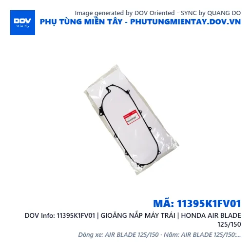 11395K1FV01 | GIOĂNG NẮP MÁY TRÁI | HONDA AIR BLADE 125/150 — 11395K1FV01