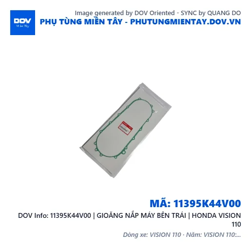 11395K44V00 | GIOĂNG NẮP MÁY BÊN TRÁI | HONDA VISION 110 — 11395K44V00
