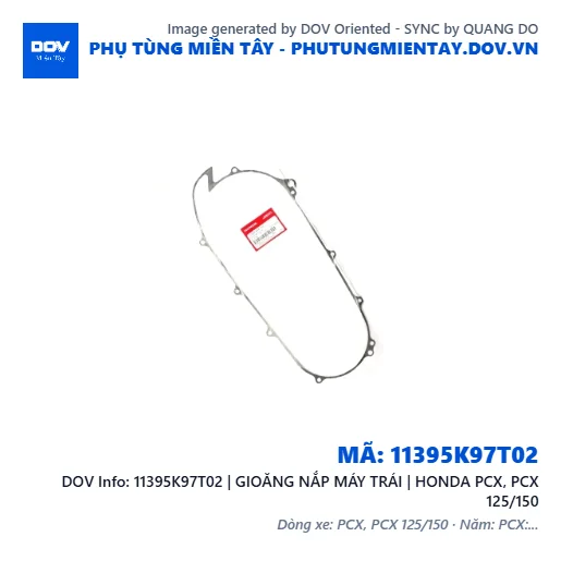 11395K97T02 | GIOĂNG NẮP MÁY TRÁI | HONDA PCX, PCX 125/150 — 11395K97T02