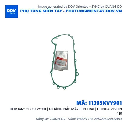 11395KVY901 | GIOĂNG NẮP MÁY BÊN TRÁI | HONDA VISION 110 — 11395KVY901