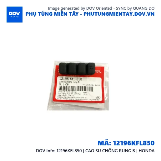 12196KFL850 | CAO SU CHỐNG RUNG B | HONDA  — 12196KFL850