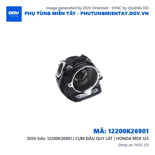 12200K26901 | CỤM ĐẦU QUY LÁT | HONDA MSX 125 — 12200K26901