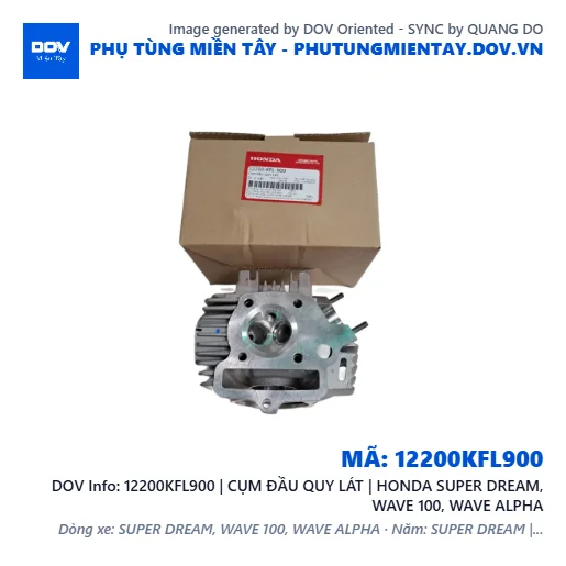 12200KFL900 | CỤM ĐẦU QUY LÁT | HONDA SUPER DREAM, WAVE 100, WAVE ALPHA — 12200KFL900