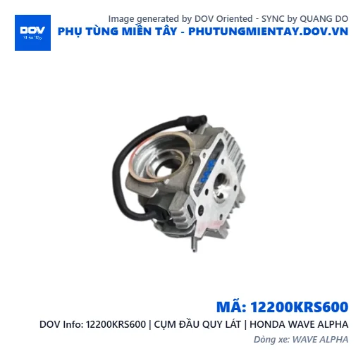 12200KRS600 | CỤM ĐẦU QUY LÁT | HONDA WAVE ALPHA — 12200KRS600