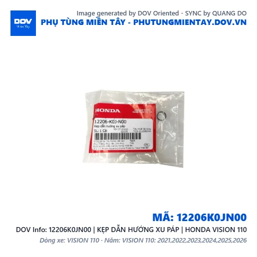12206K0JN00 | KẸP DẪN HƯỚNG XU PÁP | HONDA VISION 110 — 12206K0JN00