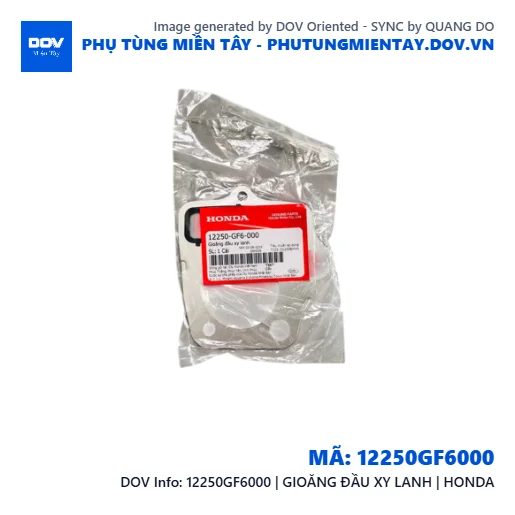12250GF6000 | GIOĂNG ĐẦU XY LANH | HONDA — 12250GF6000