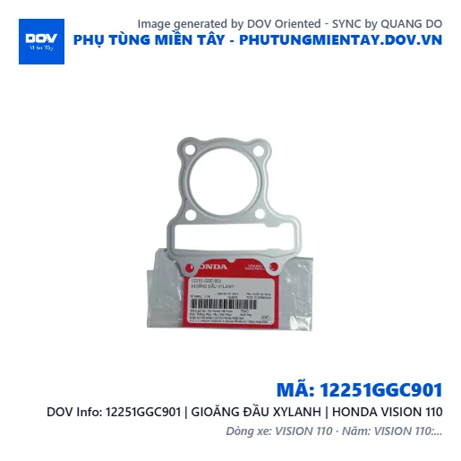 12251GGC901 | GIOĂNG ĐẦU XYLANH | HONDA VISION 110 — 12251GGC901