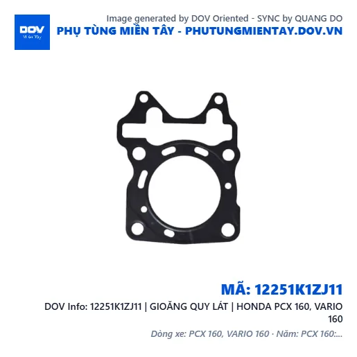 12251K1ZJ11 | GIOĂNG QUY LÁT | HONDA PCX 160, VARIO 160 — 12251K1ZJ11