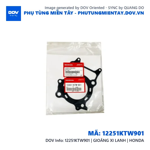 12251KTW901 | GIOĂNG XI LANH | HONDA — 12251KTW901
