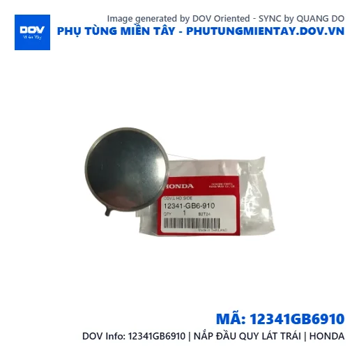 12341GB6910 | NẮP ĐẦU QUY LÁT TRÁI | HONDA  — 12341GB6910
