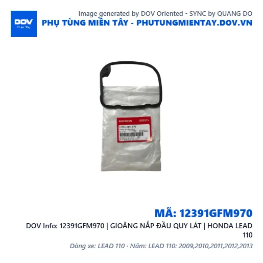 12391GFM970 | GIOĂNG NẮP ĐẦU QUY LÁT | HONDA LEAD 110 — 12391GFM970