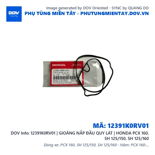12391K0RV01 | GIOĂNG NẮP ĐẦU QUY LÁT | HONDA PCX 160, SH 125/150, SH 125/160 — 12391K0RV01