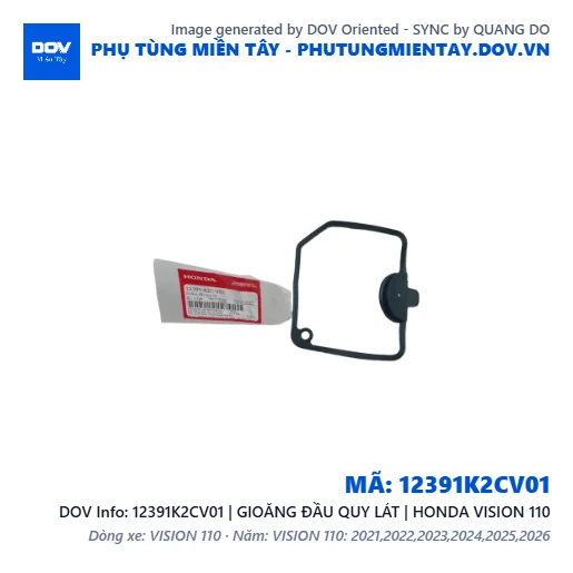 12391K2CV01 | GIOĂNG ĐẦU QUY LÁT | HONDA VISION 110 — 12391K2CV01