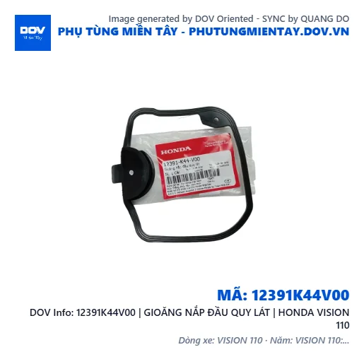 12391K44V00 | GIOĂNG NẮP ĐẦU QUY LÁT | HONDA VISION 110 — 12391K44V00