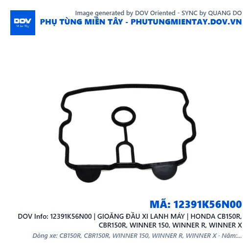 12391K56N00 | GIOĂNG ĐẦU XI LANH MÁY | HONDA CB150R, CBR150R, WINNER 150, WINNER R, WINNER X — 12391K56N00
