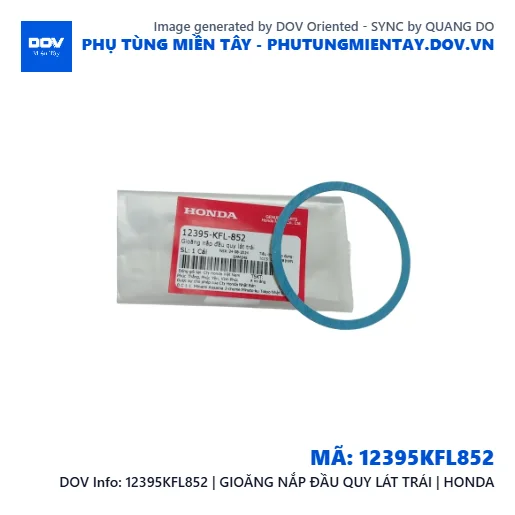12395KFL852 | GIOĂNG NẮP ĐẦU QUY LÁT TRÁI | HONDA  — 12395KFL852