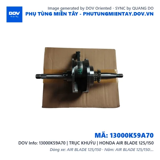 13000K59A70 | TRỤC KHUỶU | HONDA AIR BLADE 125/150 — 13000K59A70