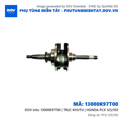 13000K97T00 | TRỤC KHUỶU | HONDA PCX 125/150 — 13000K97T00