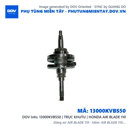 13000KVBS50 | TRỤC KHUỶU | HONDA AIR BLADE 110 — 13000KVBS50