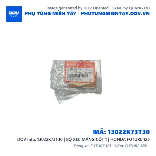 13022K73T30 | BỘ XÉC MĂNG CỐT 1 | HONDA FUTURE 125 — 13022K73T30
