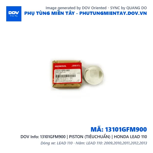 13101GFM900 | PISTON (TIÊUCHUẨN) | HONDA LEAD 110 — 13101GFM900